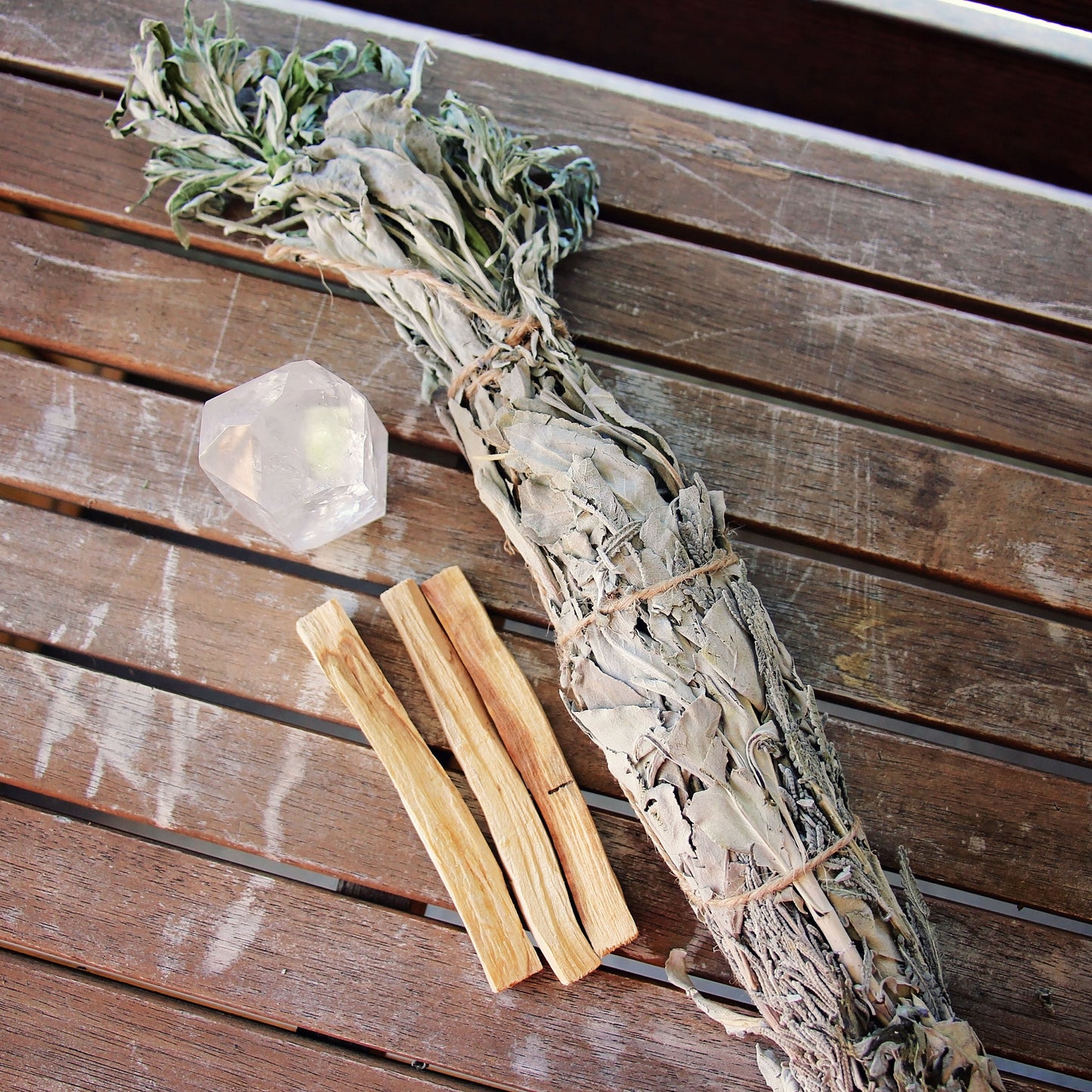Palo Santo Smudge Stick - Organic - Vegan - Fresh - Smudging - Purify - Cleanse - Positive Energy - Meditation - Spiritual - Ethical