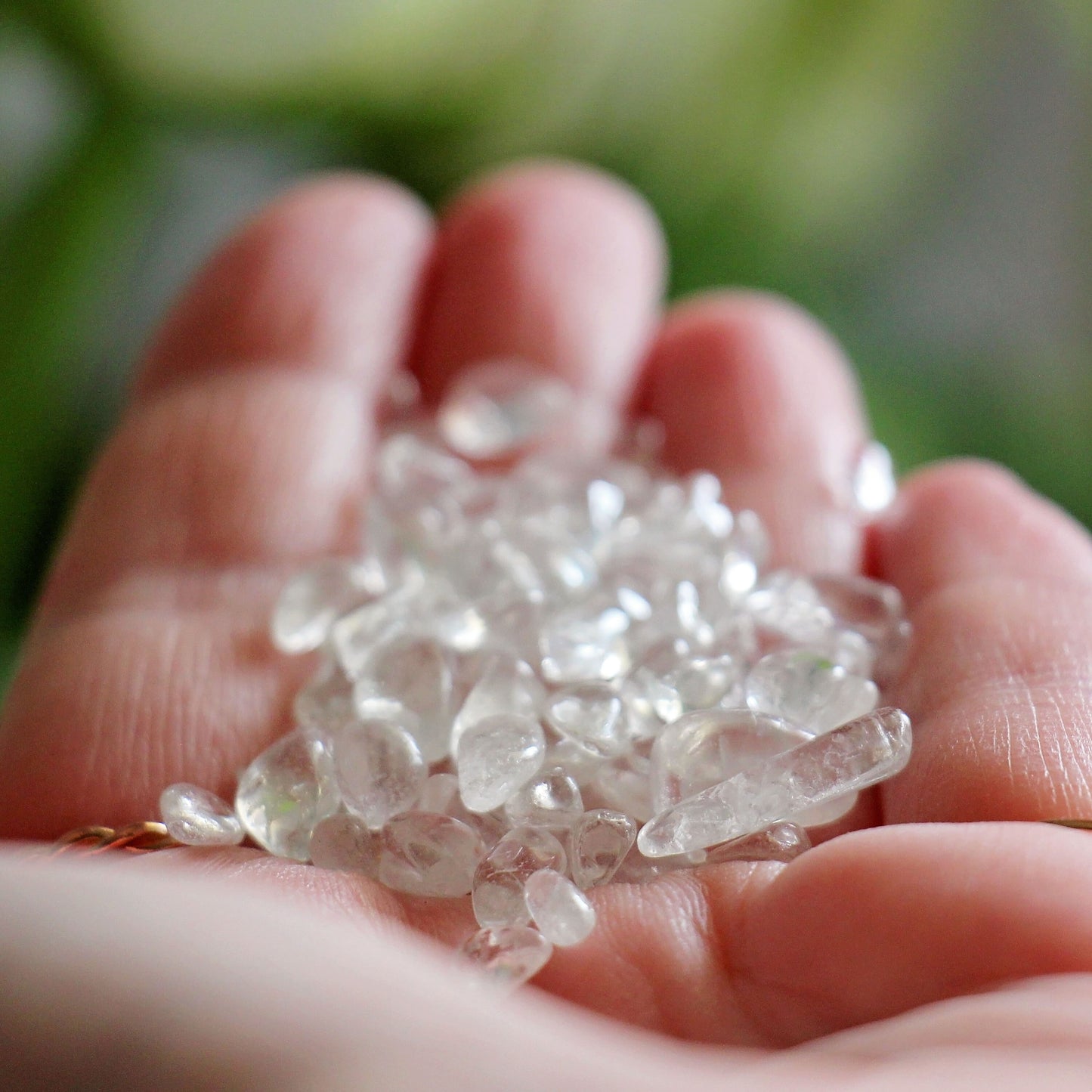 Clear Quartz Tumbled Chips - Decorative - Home - Art - Tumbled Stone - Gemstone - Tiny - Pieces - Colour - Craft - Decor