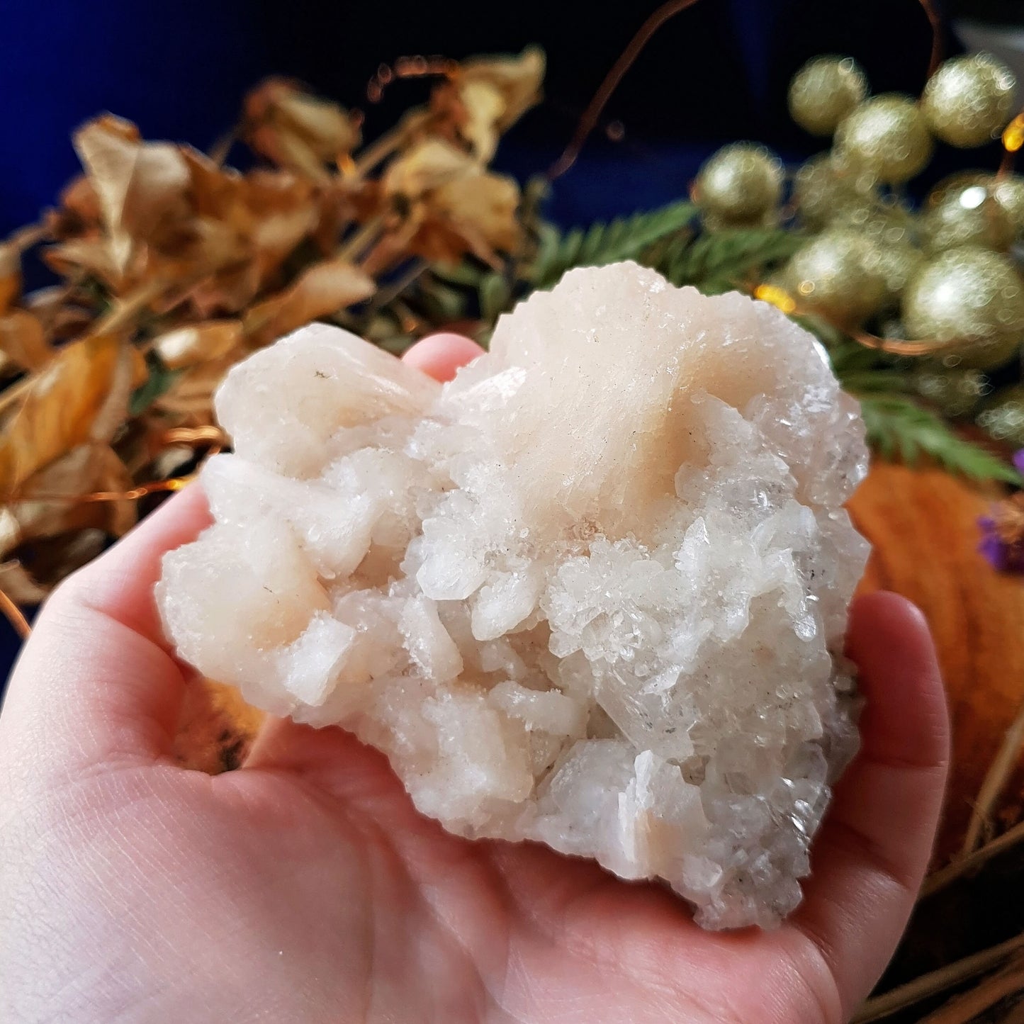 Apophyllite With Stilbite Cluster #3