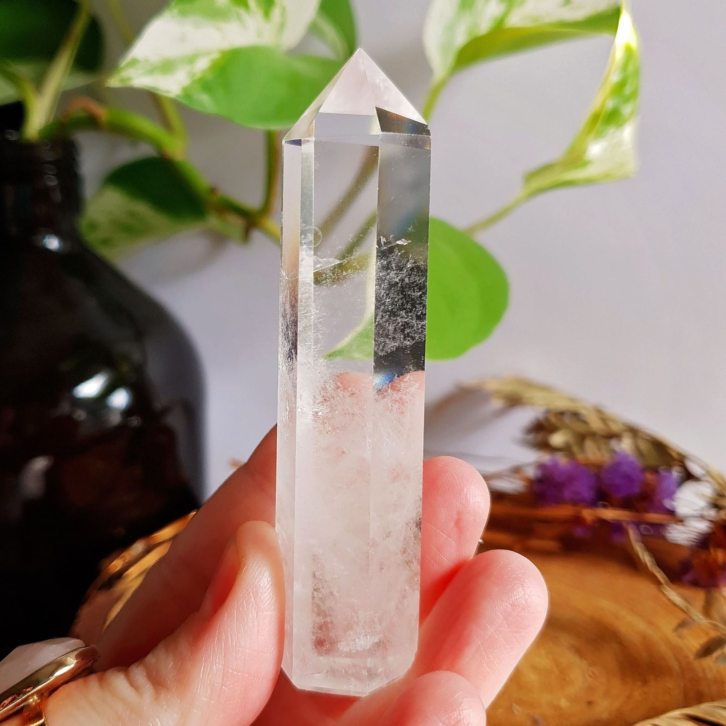 Clear Quartz Polished Point #3
