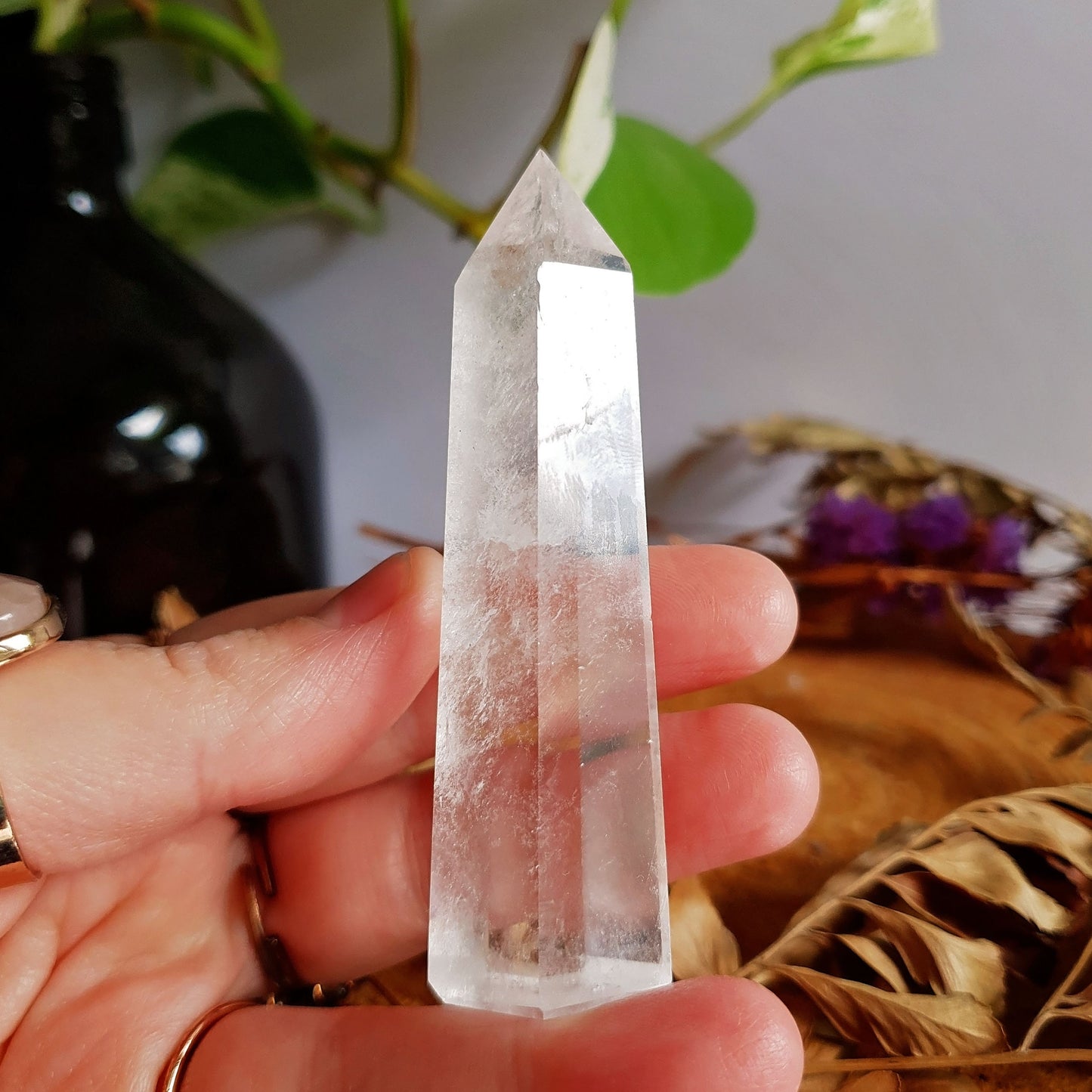 Clear Quartz Polished Point #4