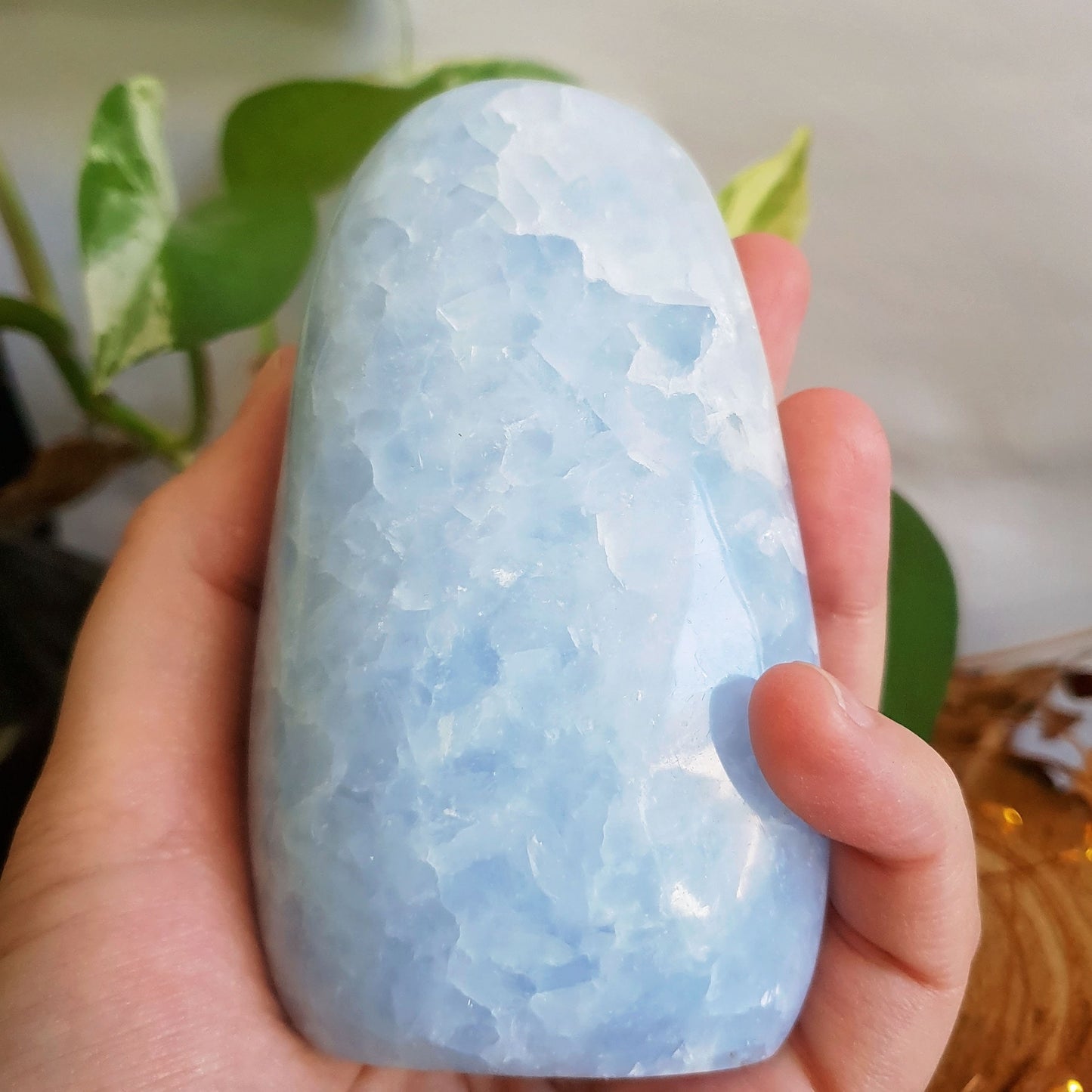 Blue Calcite Polished Freeform #2