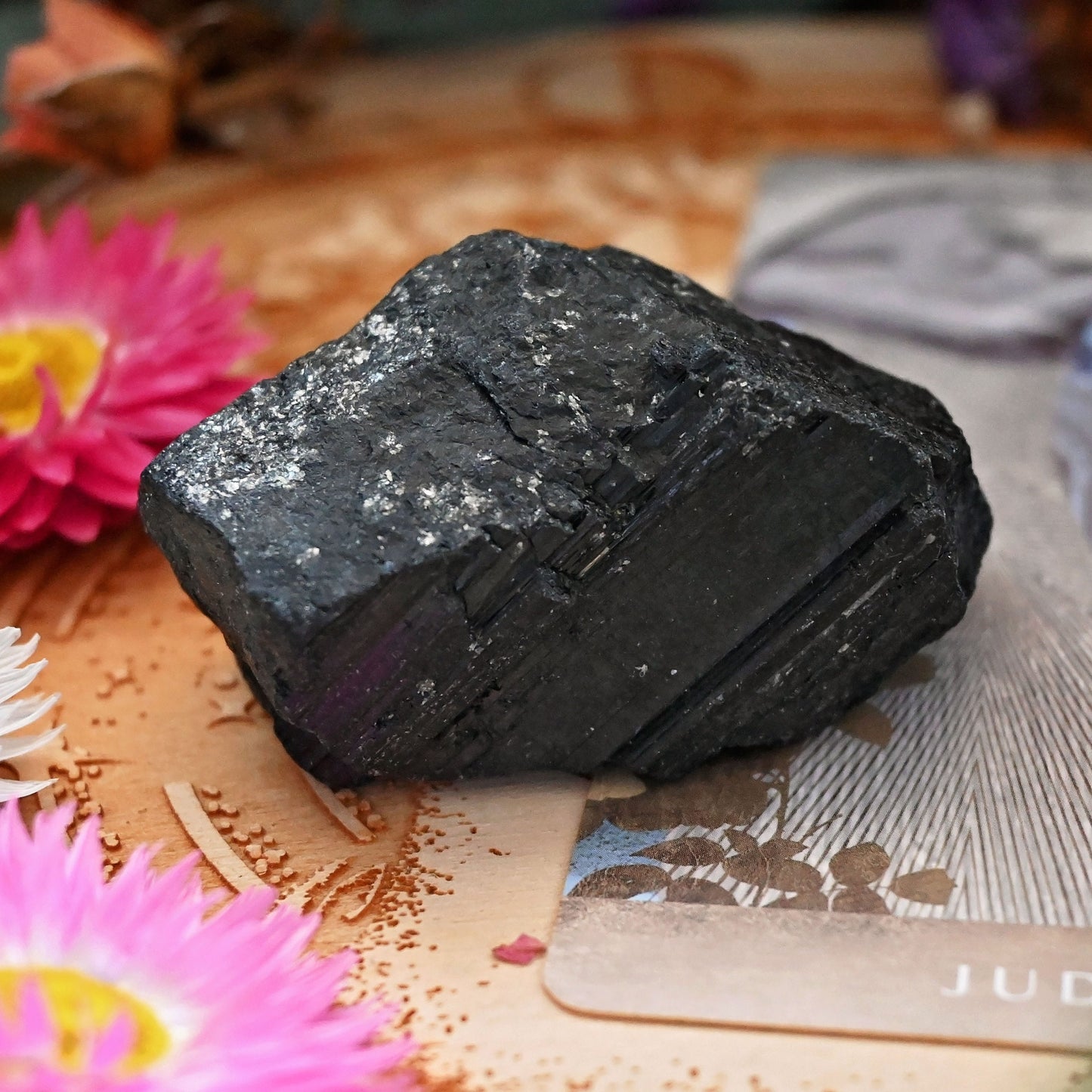 Black Tourmaline Raw Chunk - #2