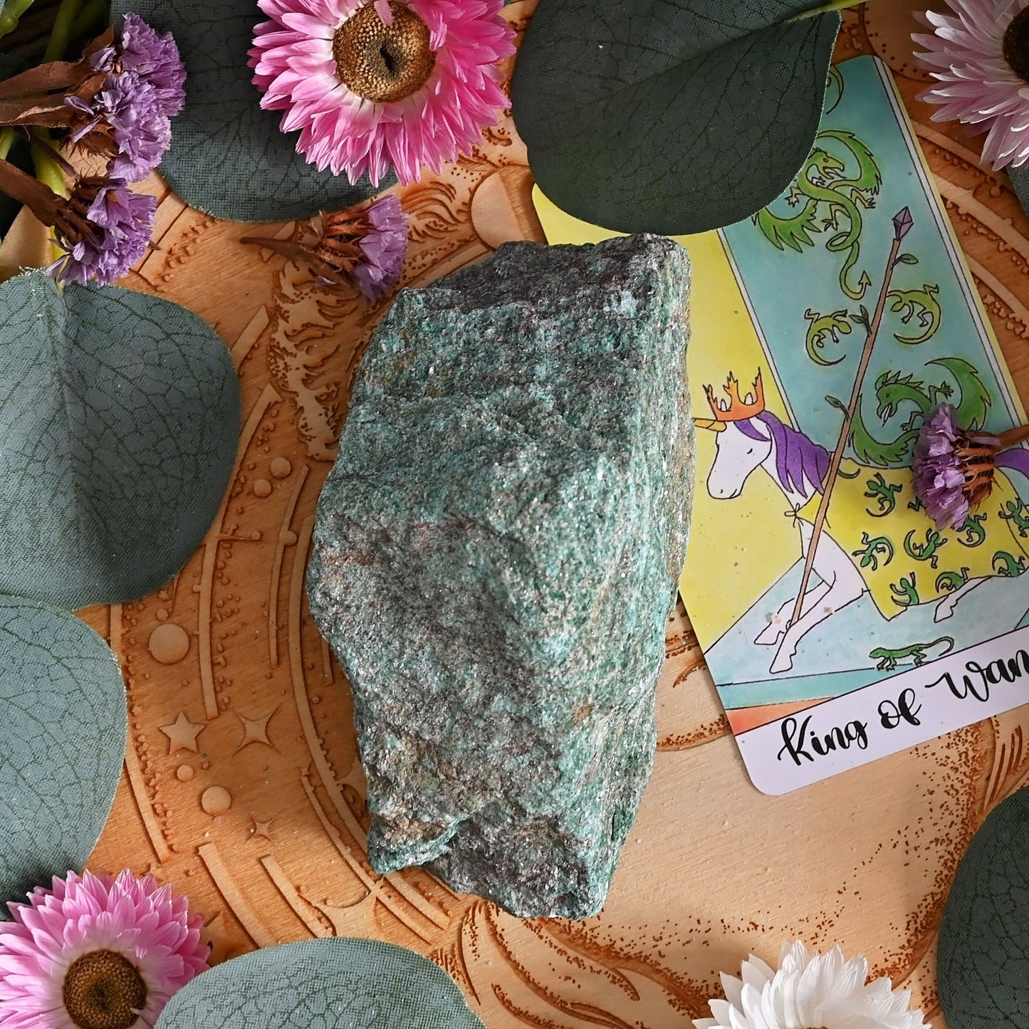 Fuchsite Raw Chunk - #1