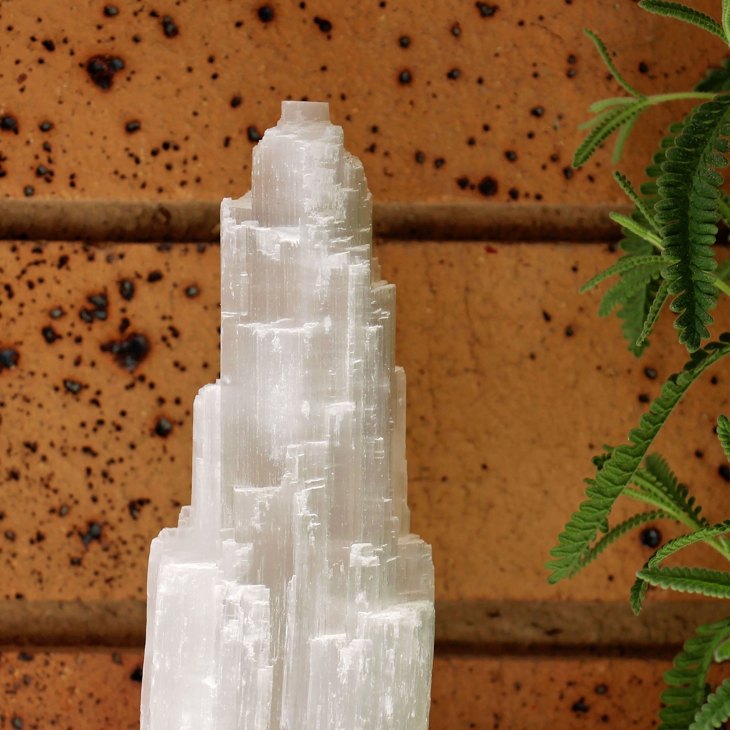 Selenite Tower - Large - Crystal - Gemstone - Polished - Tower - Shape - Twist - Twirl - Raw - Natural - Recharge