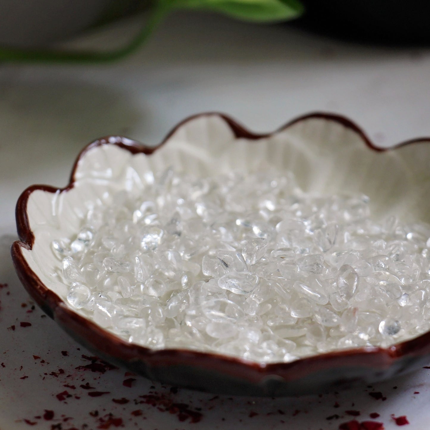 Clear Quartz Tumbled Chips - Decorative - Home - Art - Tumbled Stone - Gemstone - Tiny - Pieces - Colour - Craft - Decor