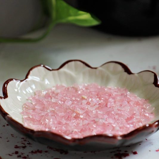 Rose Quartz Tumbled Chips