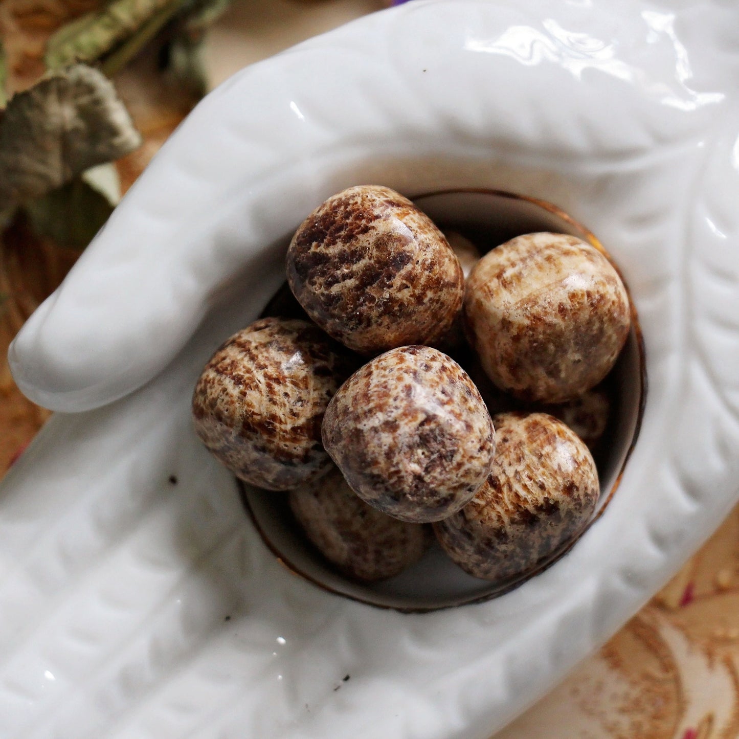 Aragonite Tumbles - Polished - Piece - Crystal - Gemstone - Tumbled - Pocket Size - Travel - Rock - Home Decor