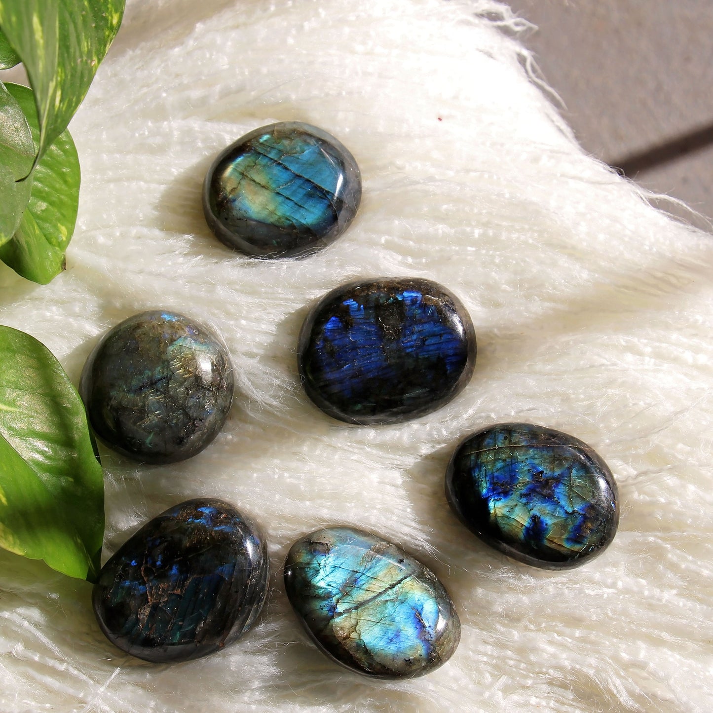 Labradorite Polished Palm Stone - Small