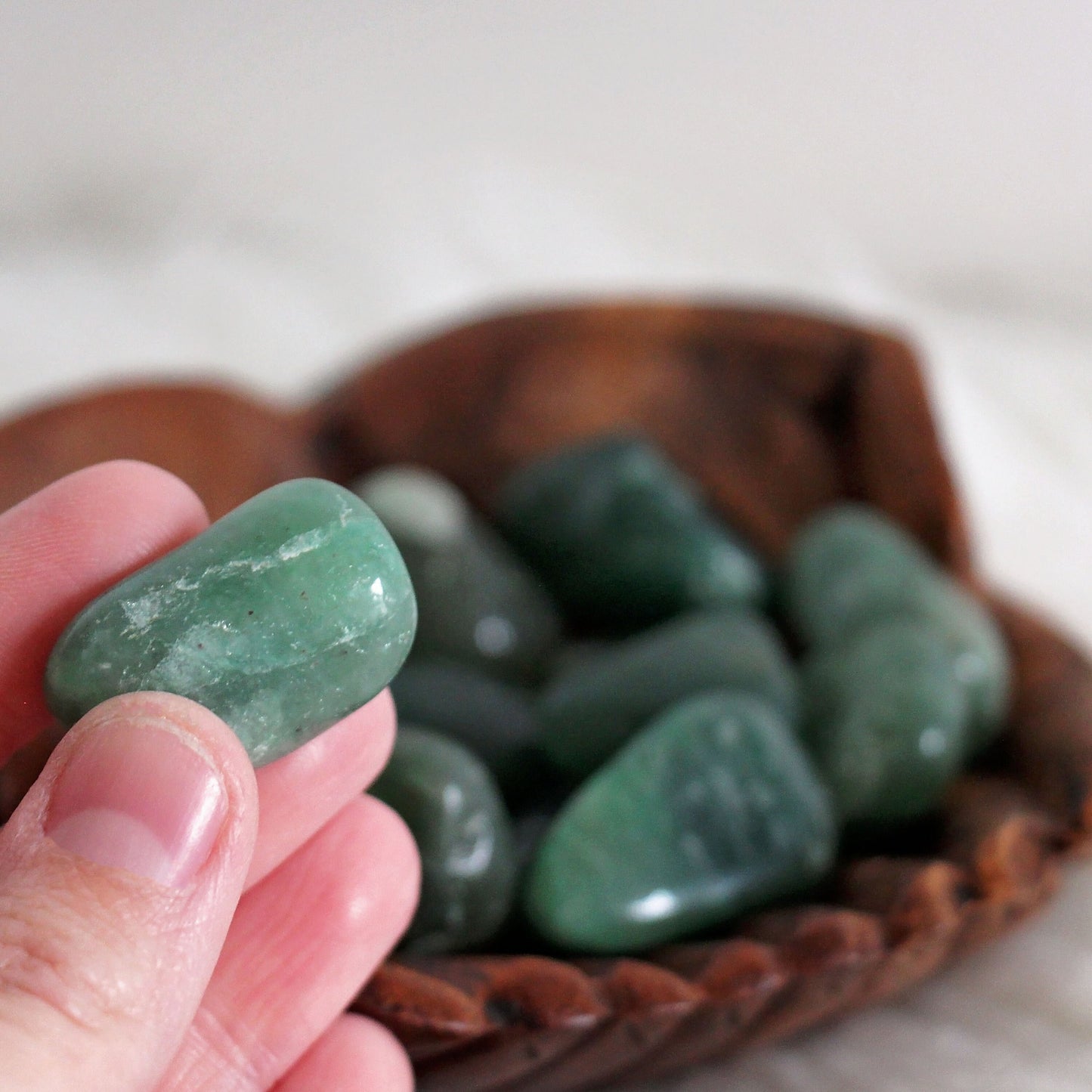 Green Aventurine Tumbles - Polished - Piece - Natural - Cut -Crystal - Gemstone - Rock - Heart Chakra - Love