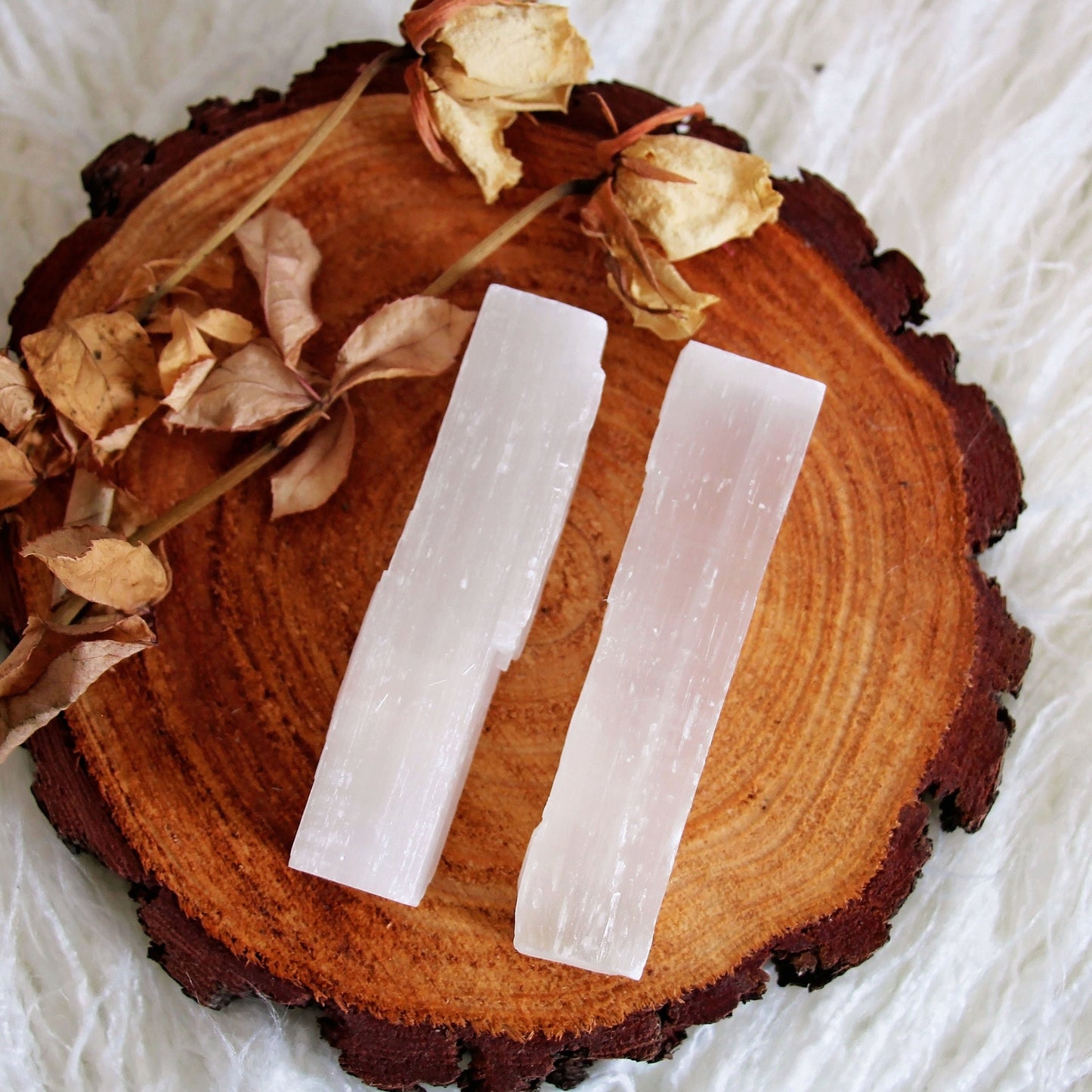 Selenite Rod - Crystal - Gemstone - Polished - Shape - Natural - Raw - Cleanse - Recharge - Home Decor