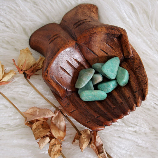 Amazonite Tumbles - Tumbled Stone -  Polished - Piece - Natural - Cut - Sparkle - Geode - Crystal - Gemstone - Rock - Decor