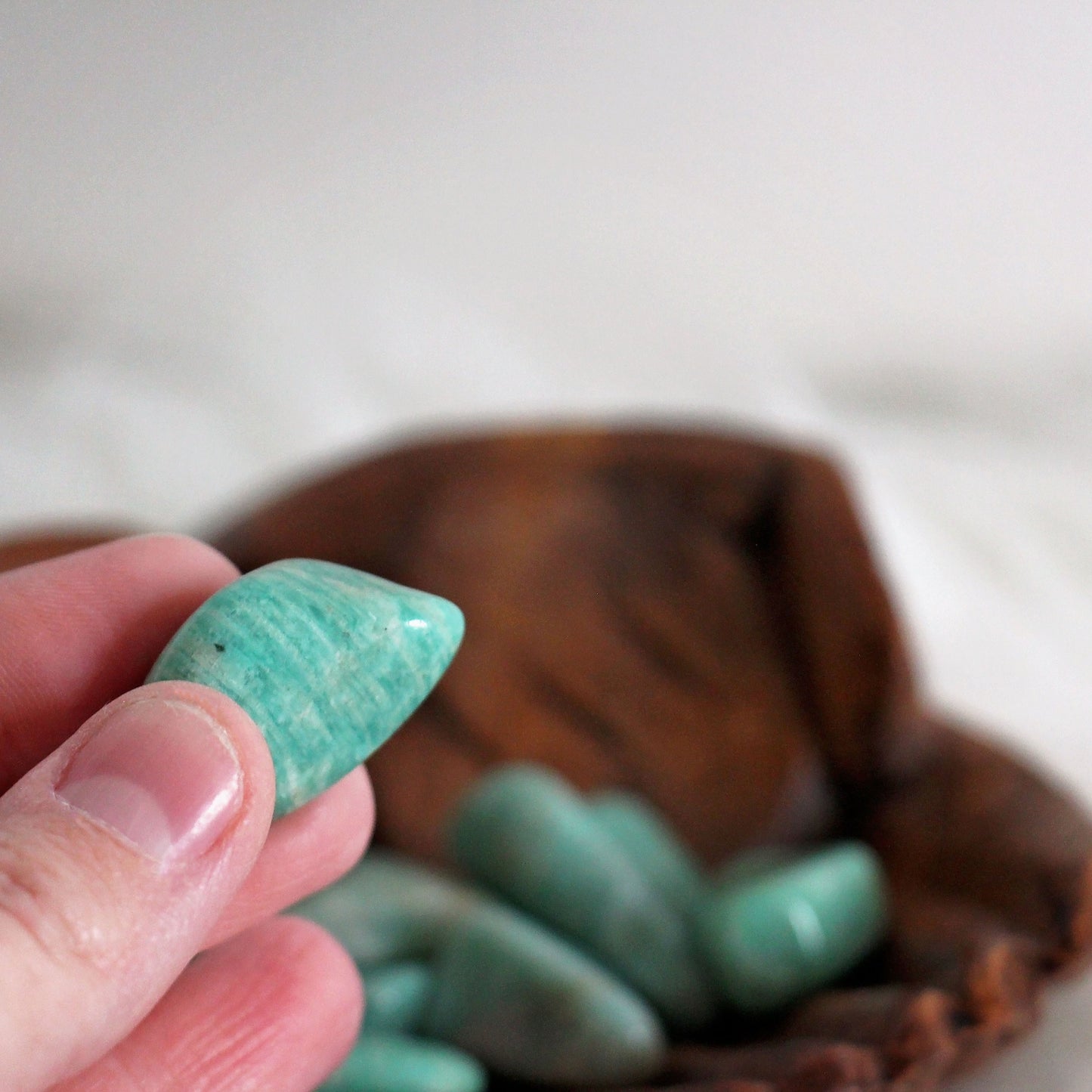 Amazonite Tumbles - Tumbled Stone -  Polished - Piece - Natural - Cut - Sparkle - Geode - Crystal - Gemstone - Rock - Decor