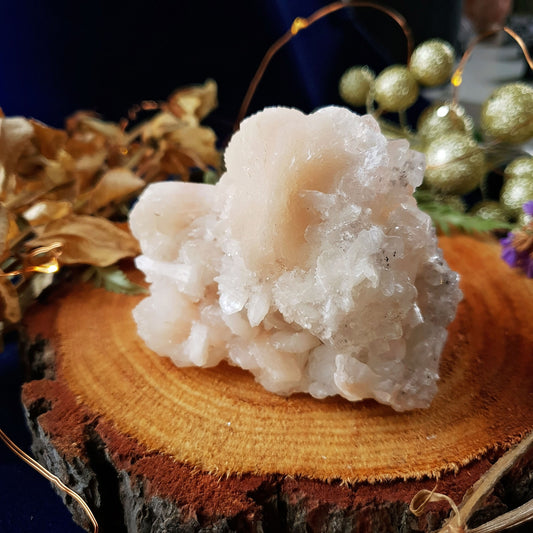 Apophyllite With Stilbite Cluster #3