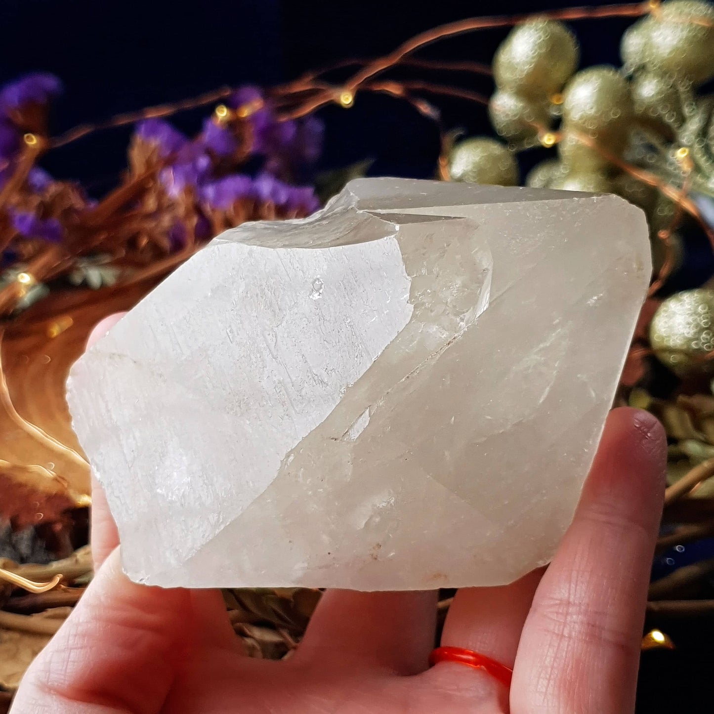 Natural Raw Citrine Point - Large - A Grade - Geode - Crystal - Gemstone - Rock - Chunk