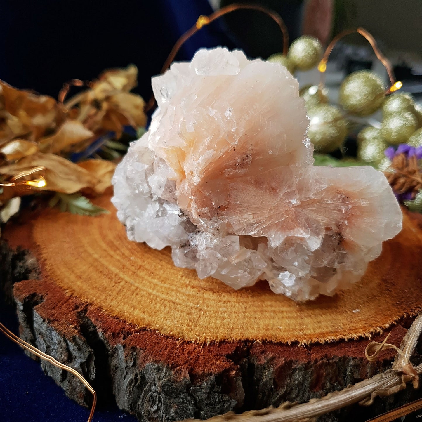 Apophyllite With Stilbite Cluster #3