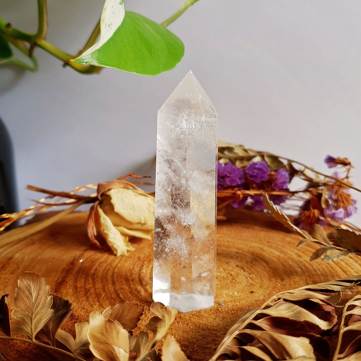 Clear Quartz Polished Point #4