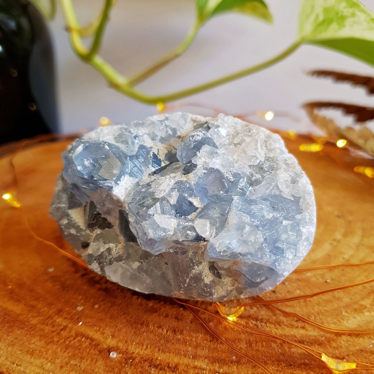 Celestite Cluster - A Grade - Celestine - Geode - Crystal - Gemstone - Blue - Spiritual - Enlightenment - #2
