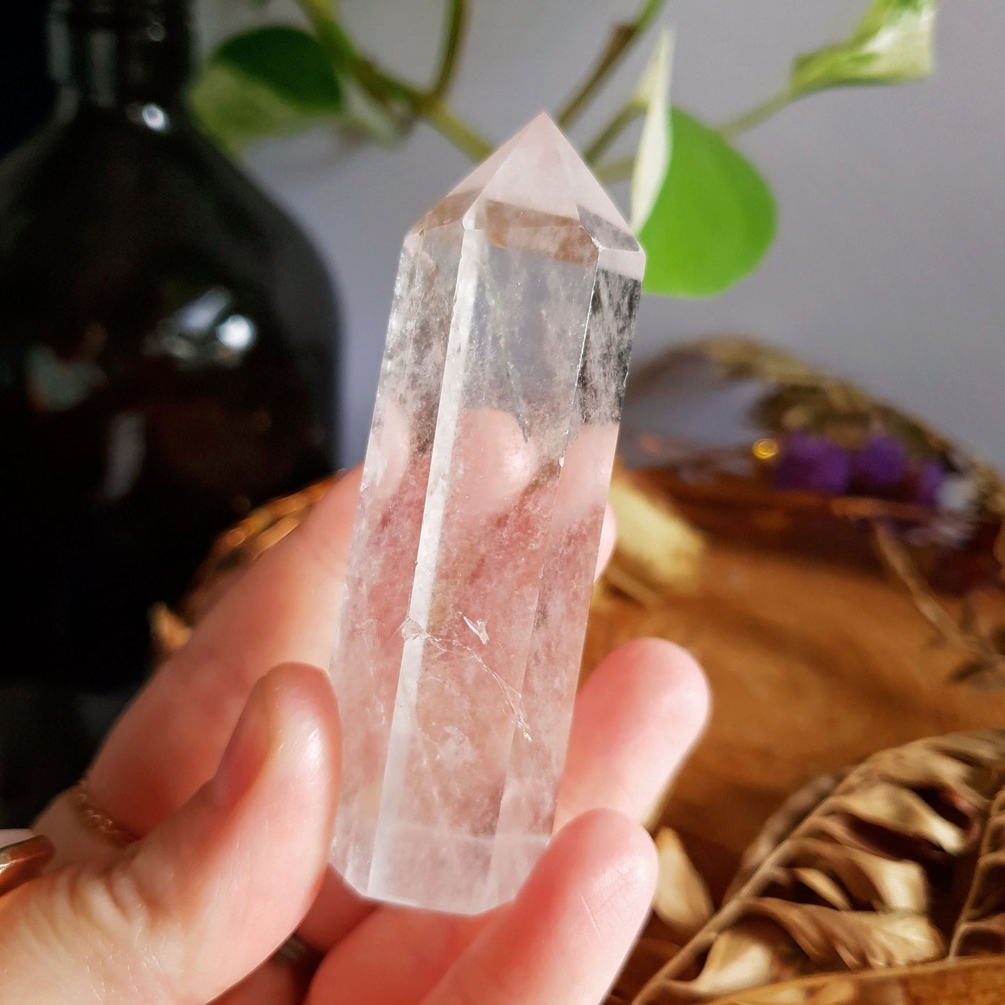 Clear Quartz Polished Point #8