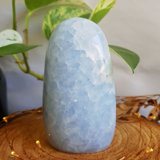 Blue Calcite Polished Freeform #2
