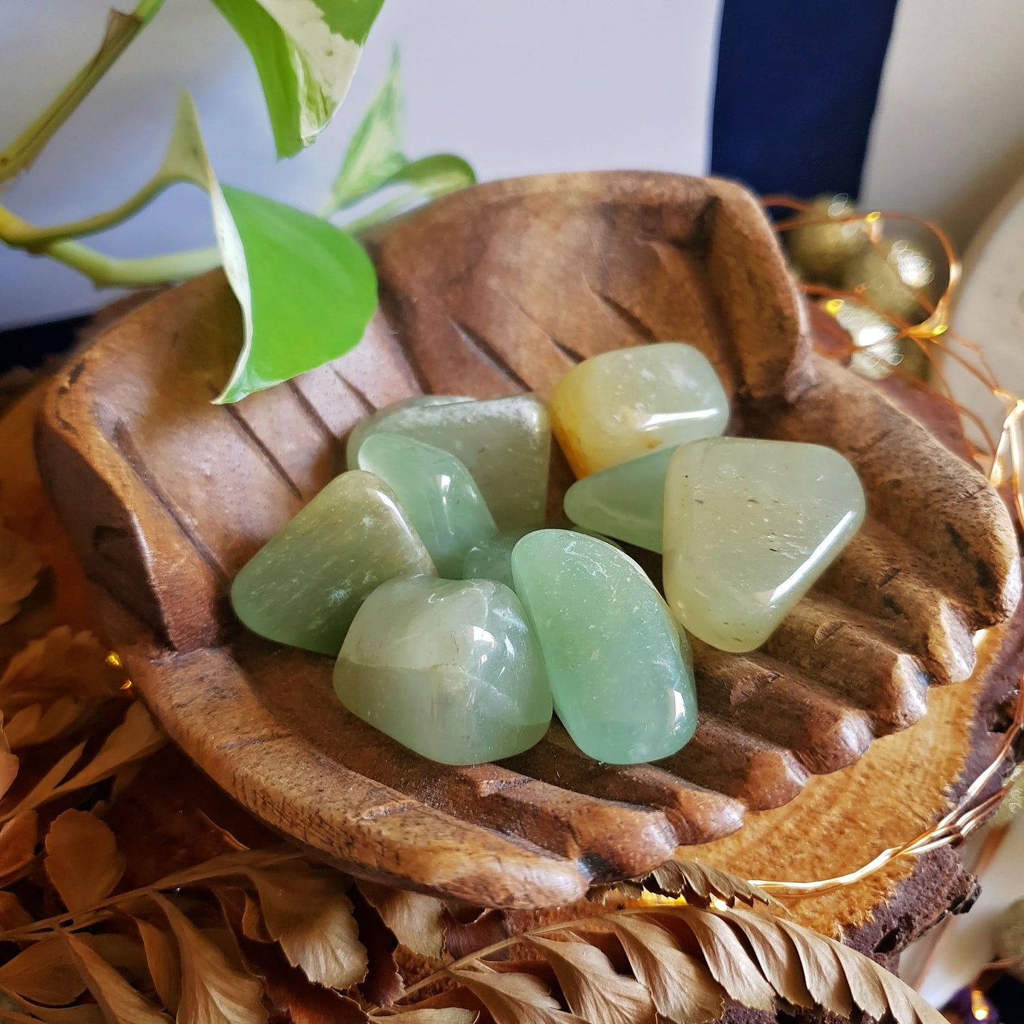 Light Green Aventurine Tumbles - Polished - Piece - Natural - Cut -Crystal - Gemstone - Rock - Heart Chakra - Love