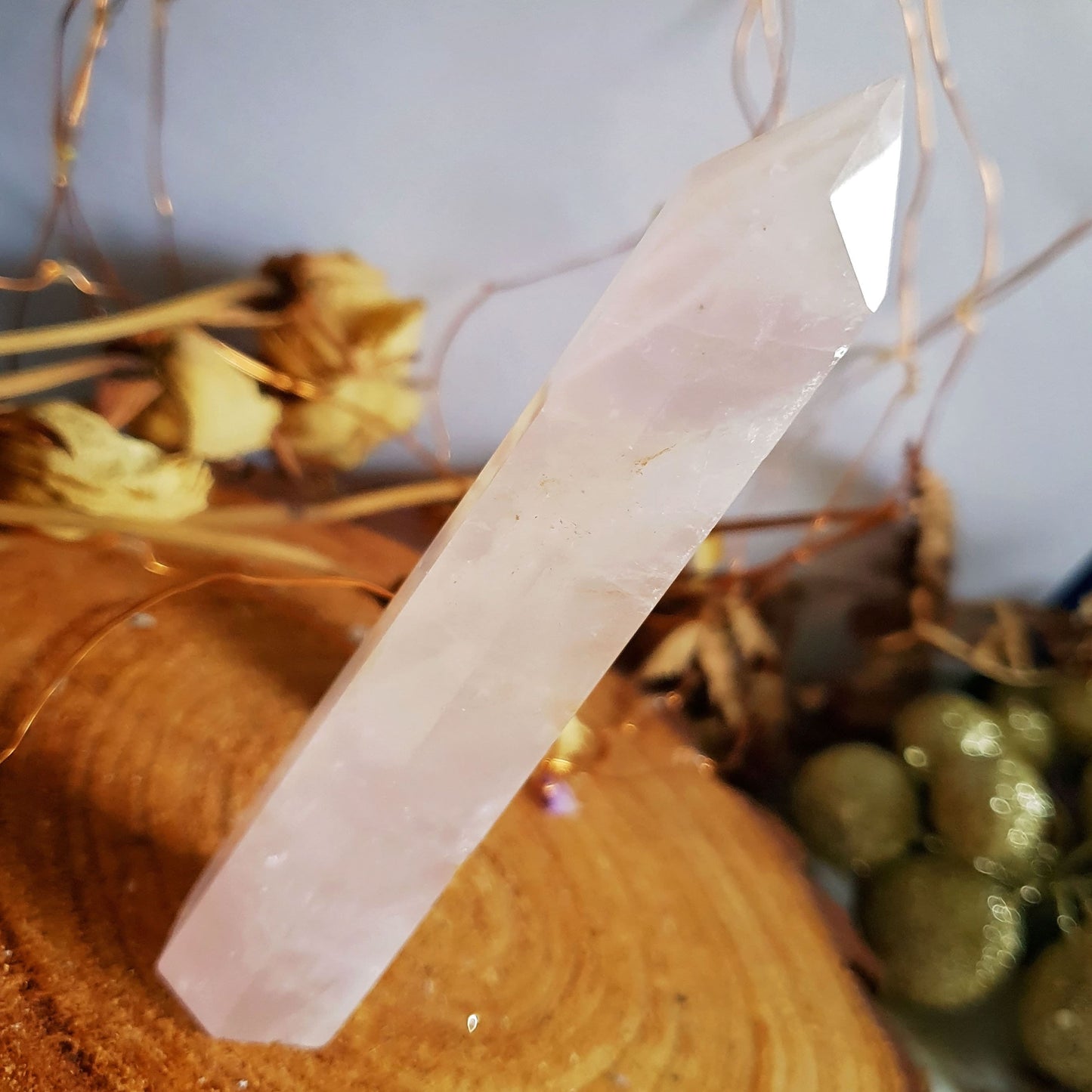 Rose Quartz Polished Point #6