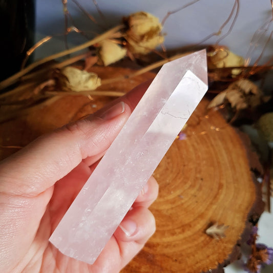 Rose Quartz Polished Point #7