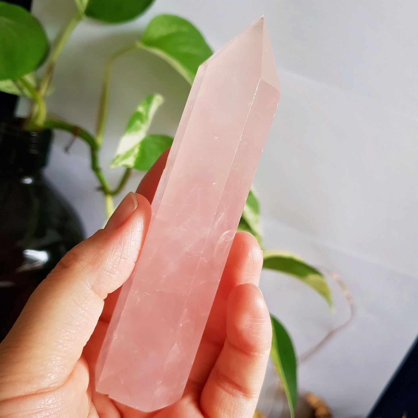 Rose Quartz Polished Point #8