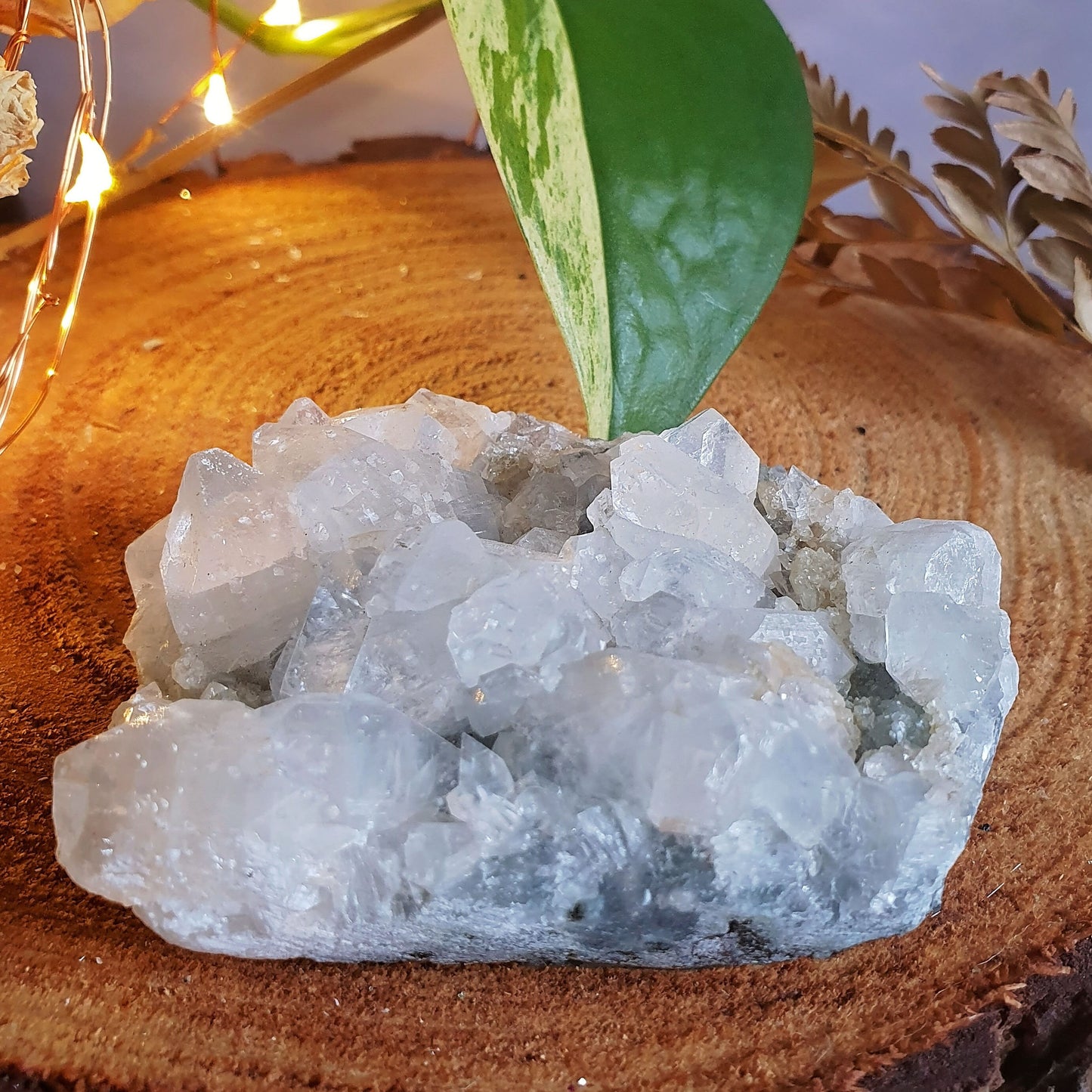 Apophyllite With Stilbite Cluster #10