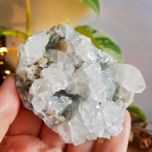 Apophyllite With Stilbite Cluster #10