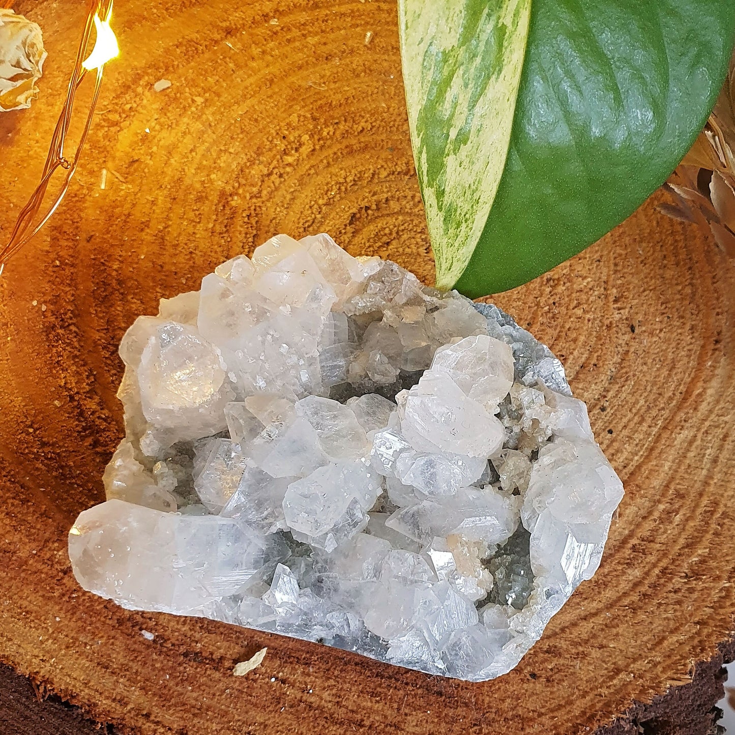 Apophyllite With Stilbite Cluster #10
