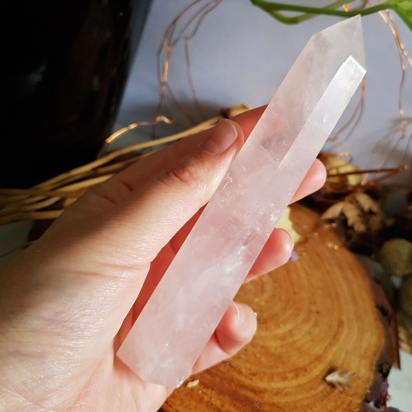 Rose Quartz Polished Point #2