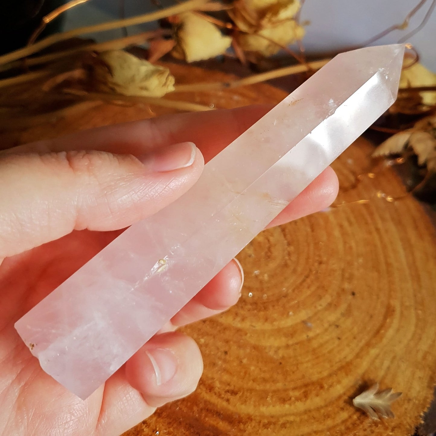 Rose Quartz Polished Point #6