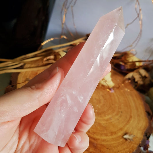 Rose Quartz Polished Point #8
