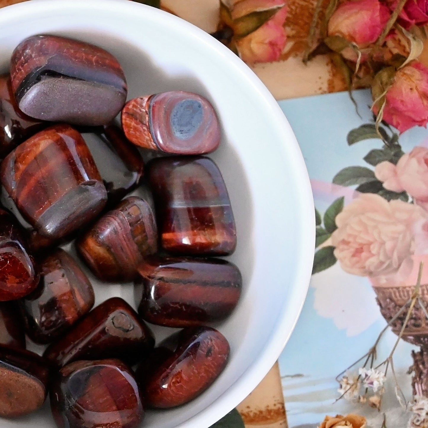 Red Tiger Eye Tumbles