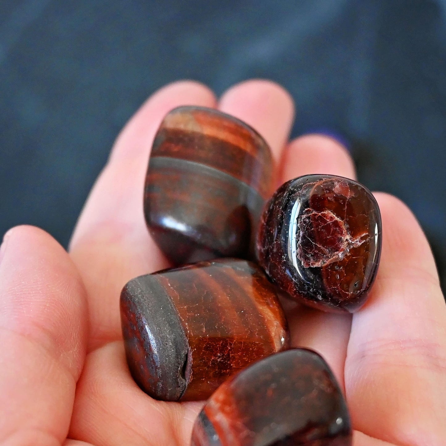 Red Tiger Eye Tumbles