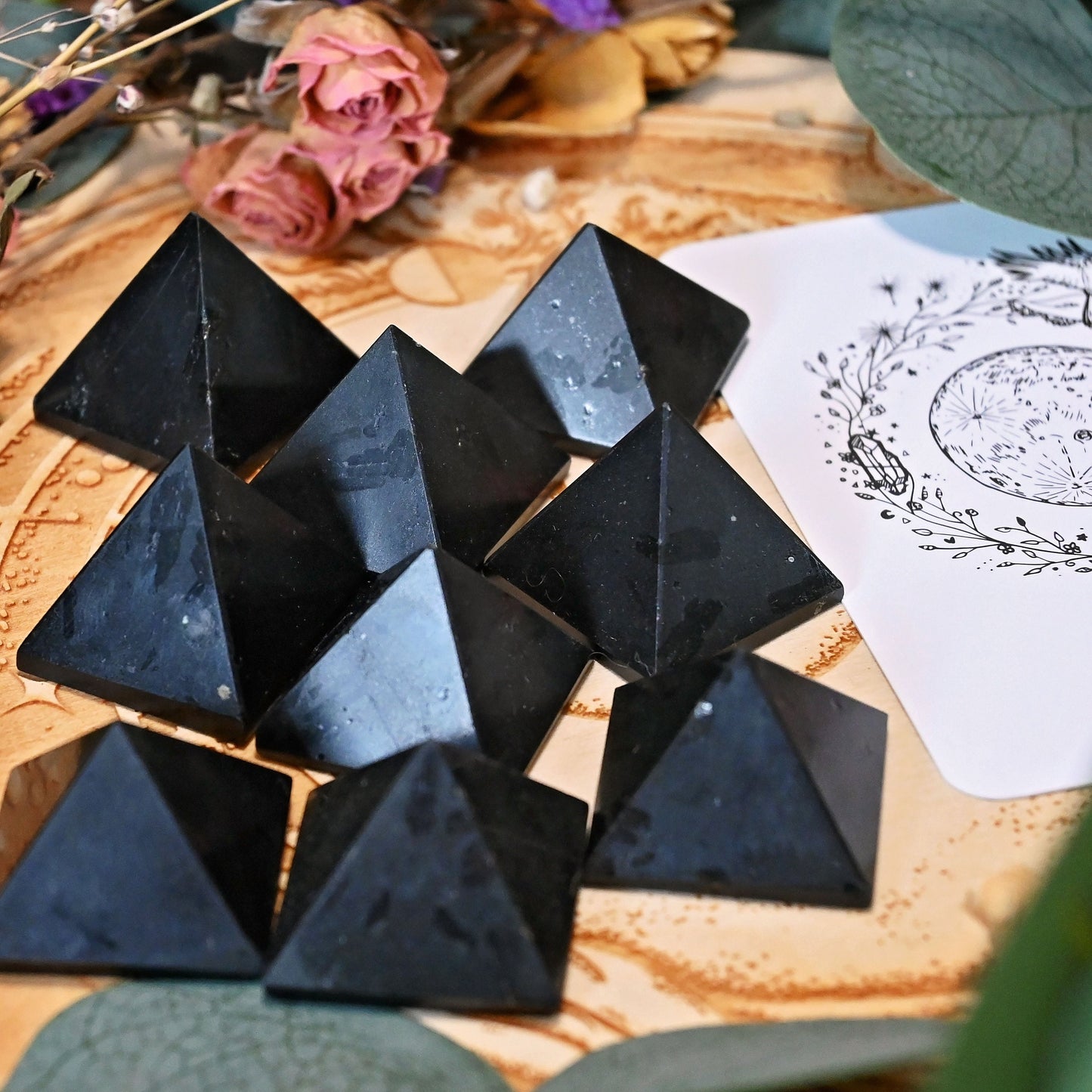 Black Tourmaline Pyramid