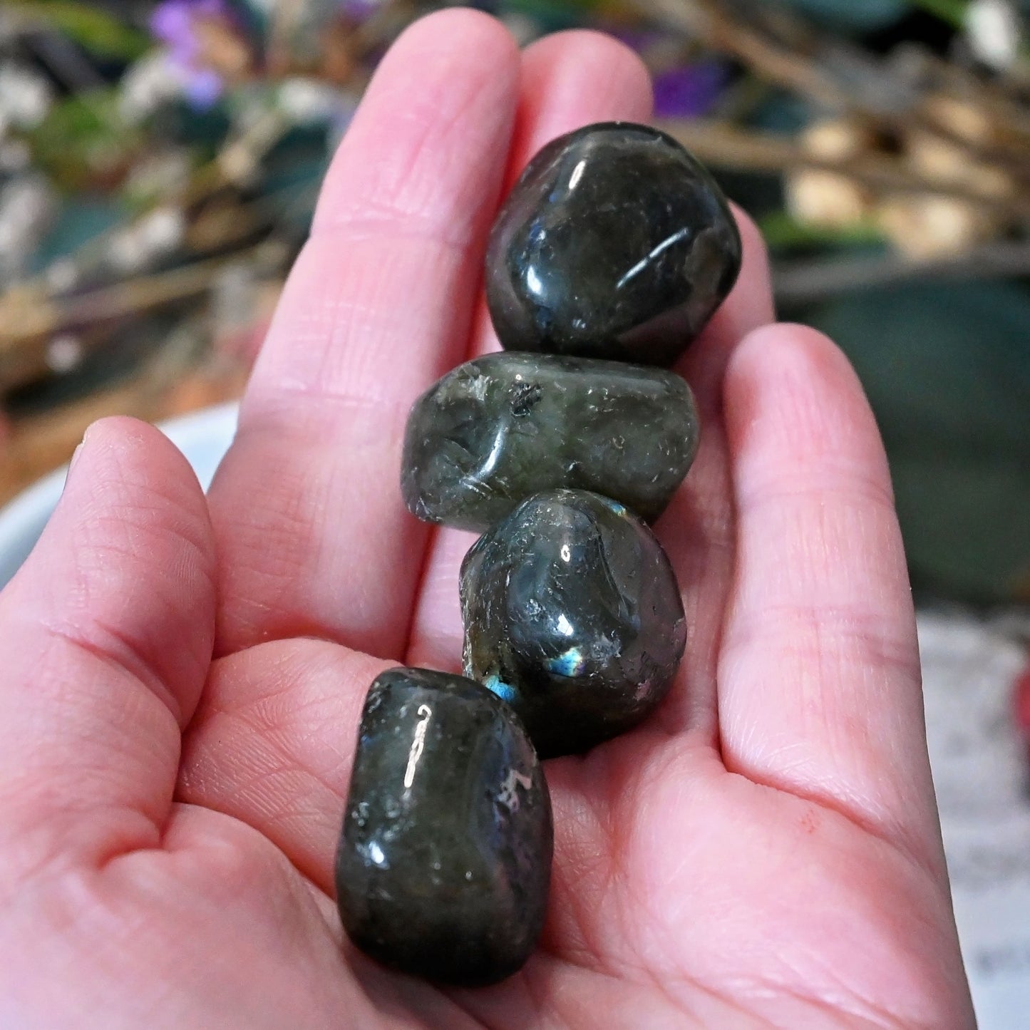 Labradorite Tumbles - Medium