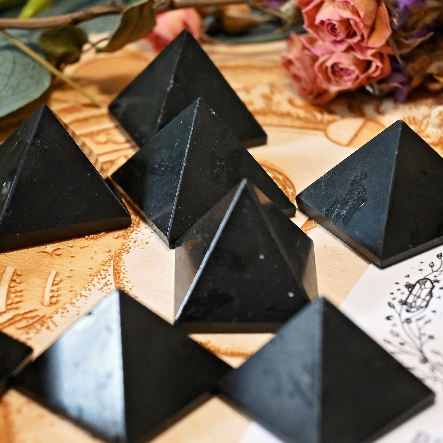 Black Tourmaline Pyramid