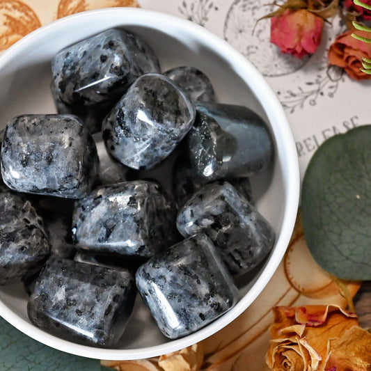 Larvikite Tumbles - Large