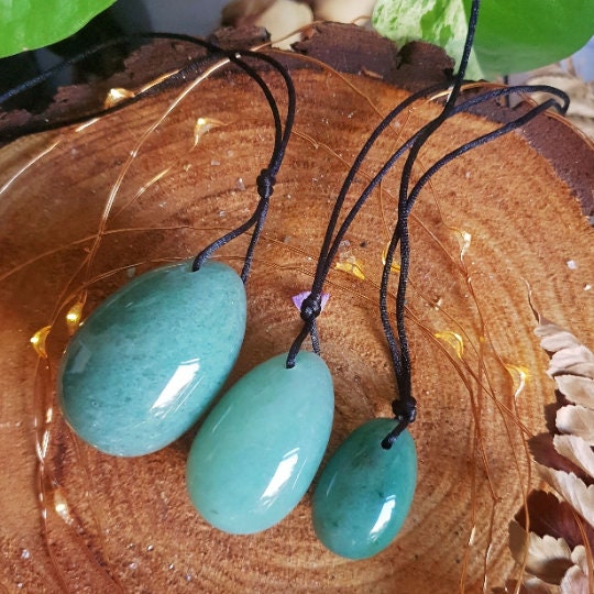 Green Aventurine Yoni Egg Set