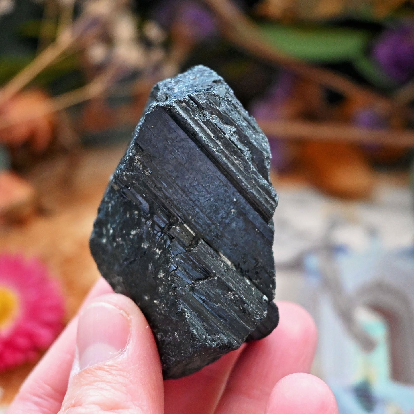Black Tourmaline Raw Chunk - #2