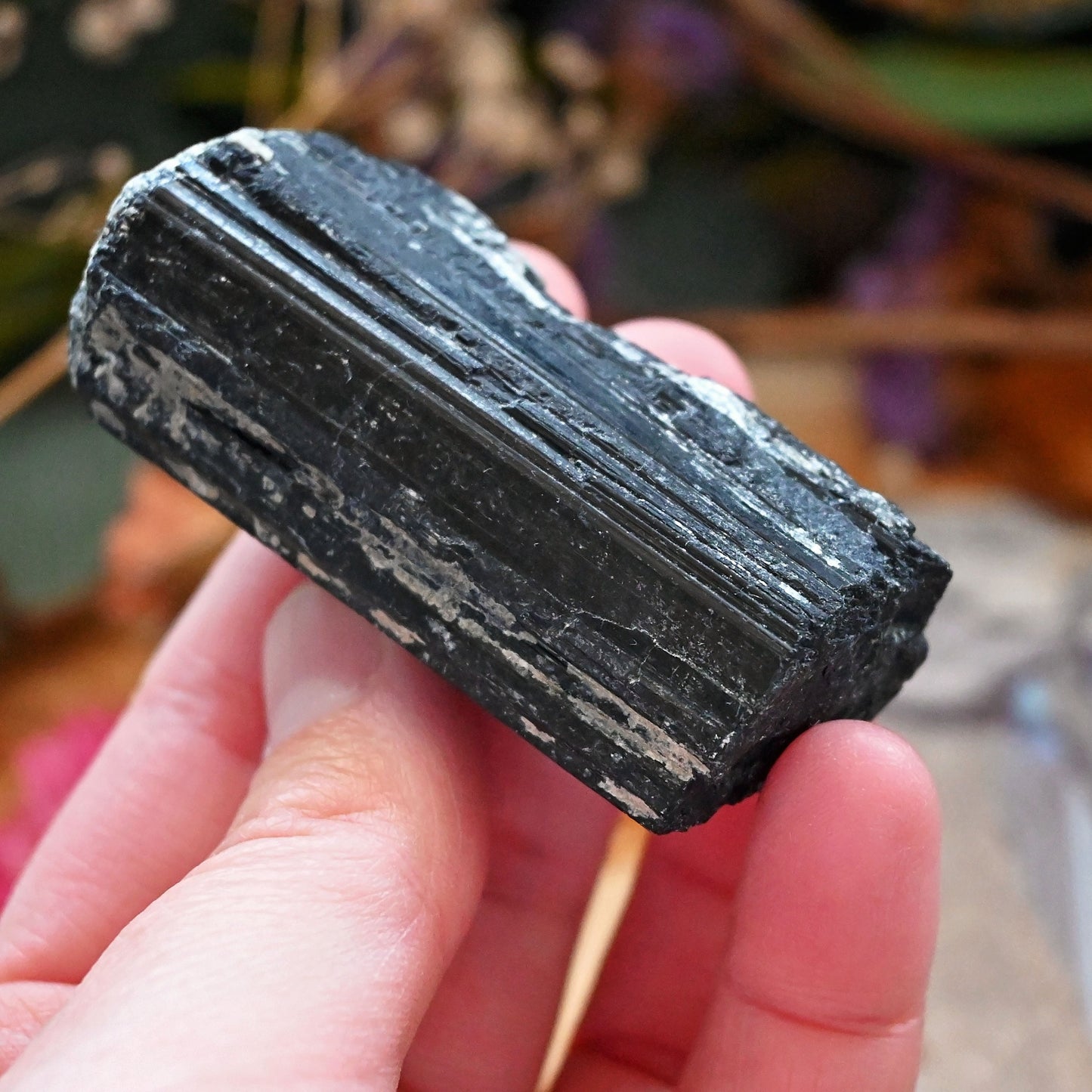 Black Tourmaline Raw Chunk - #3