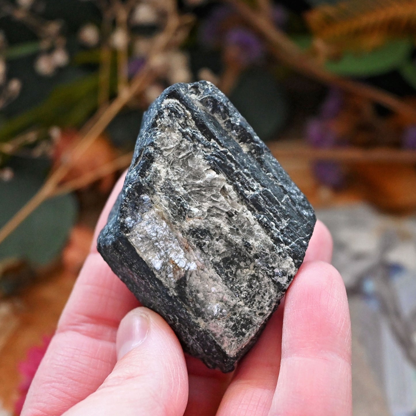 Black Tourmaline Raw Chunk - #5