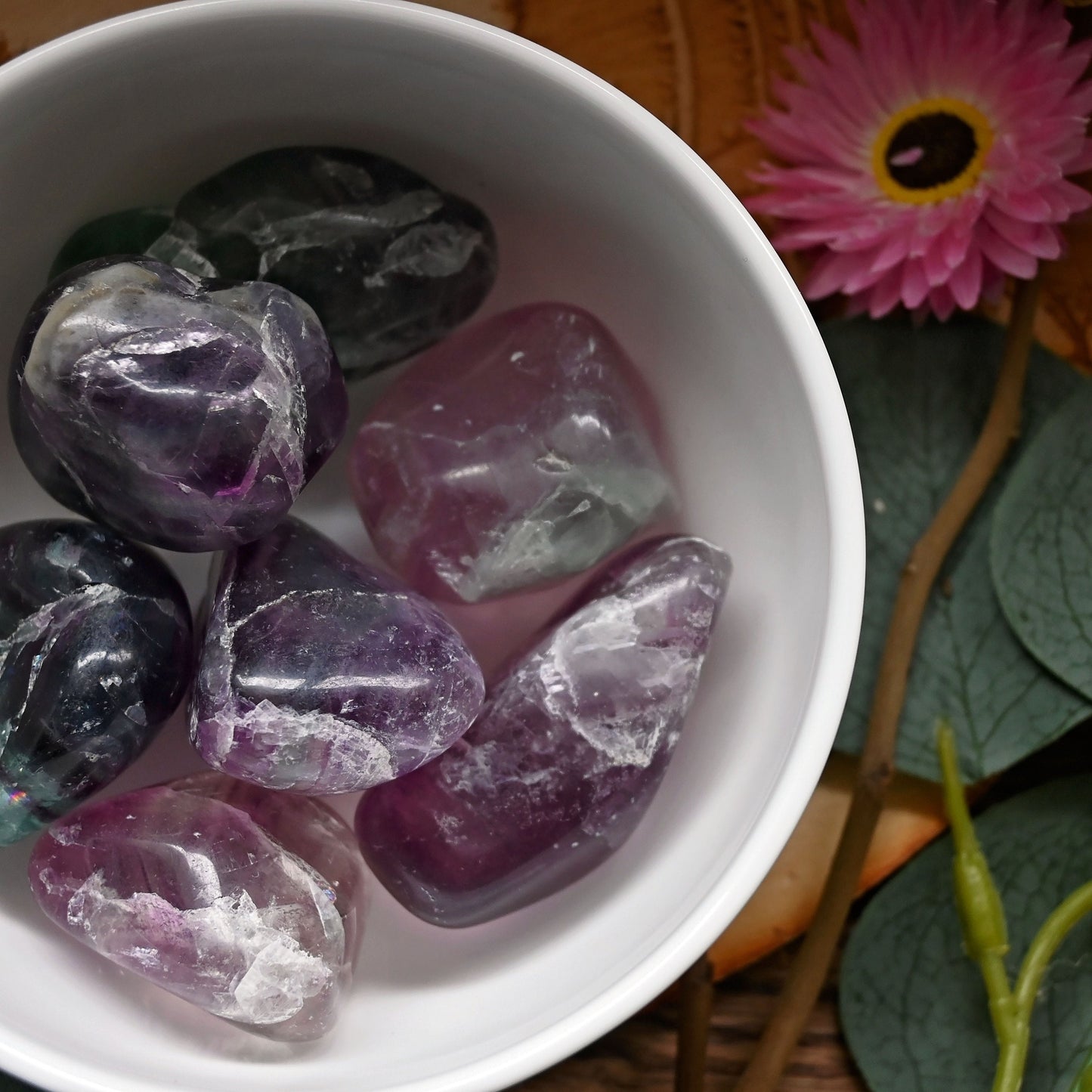 Rainbow Fluorite Tumbles - XXLarge