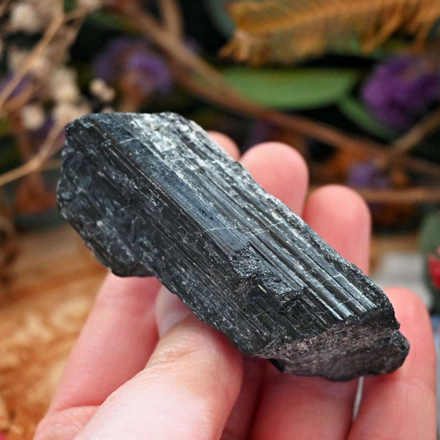 Black Tourmaline Raw Chunk - #13