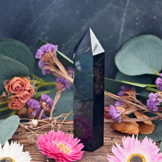 Slightly Imperfect - Black Obsidian Polished Point #1