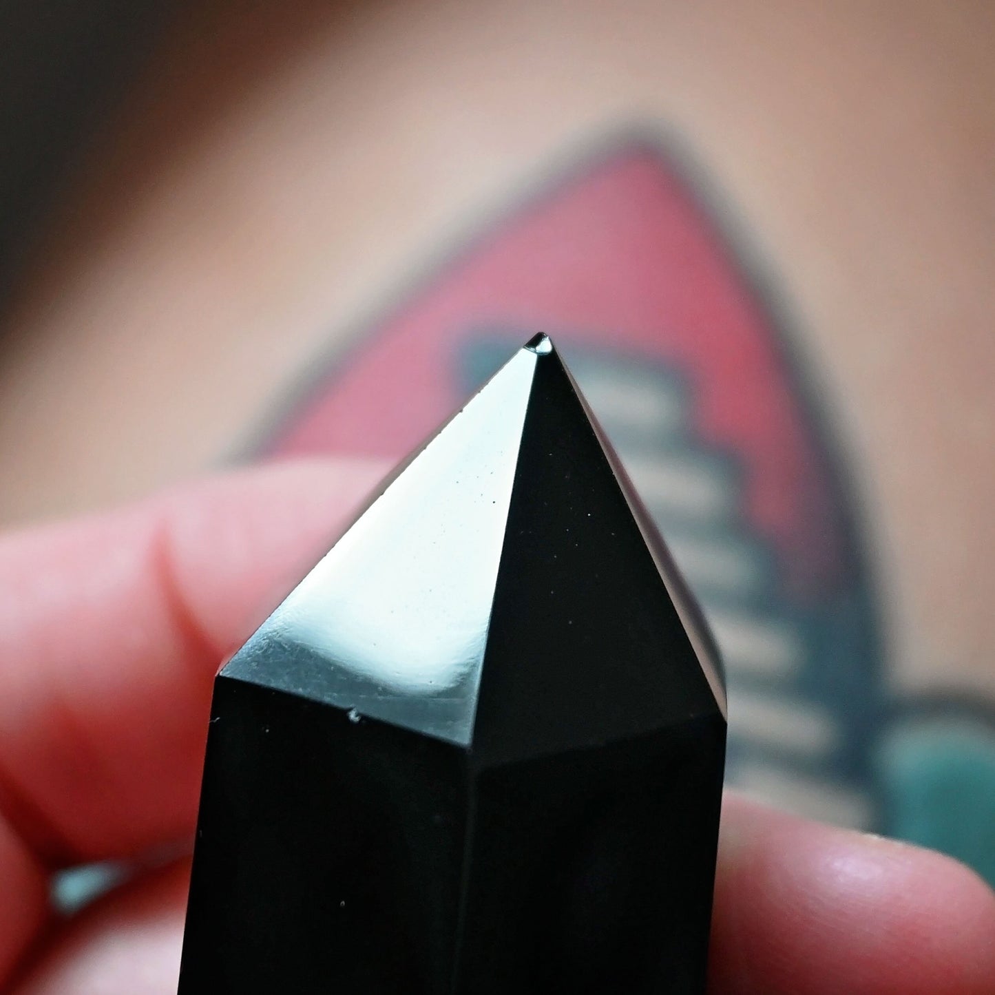 Slightly Imperfect - Black Obsidian Polished Point #2