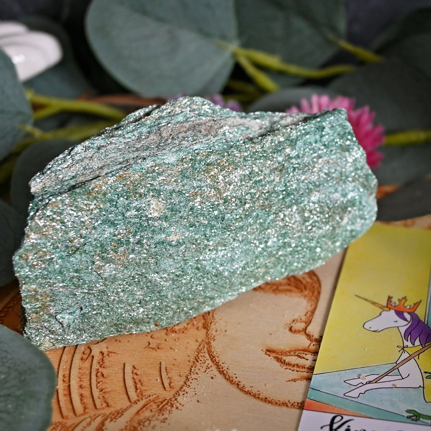 Fuchsite Raw Chunk - #1