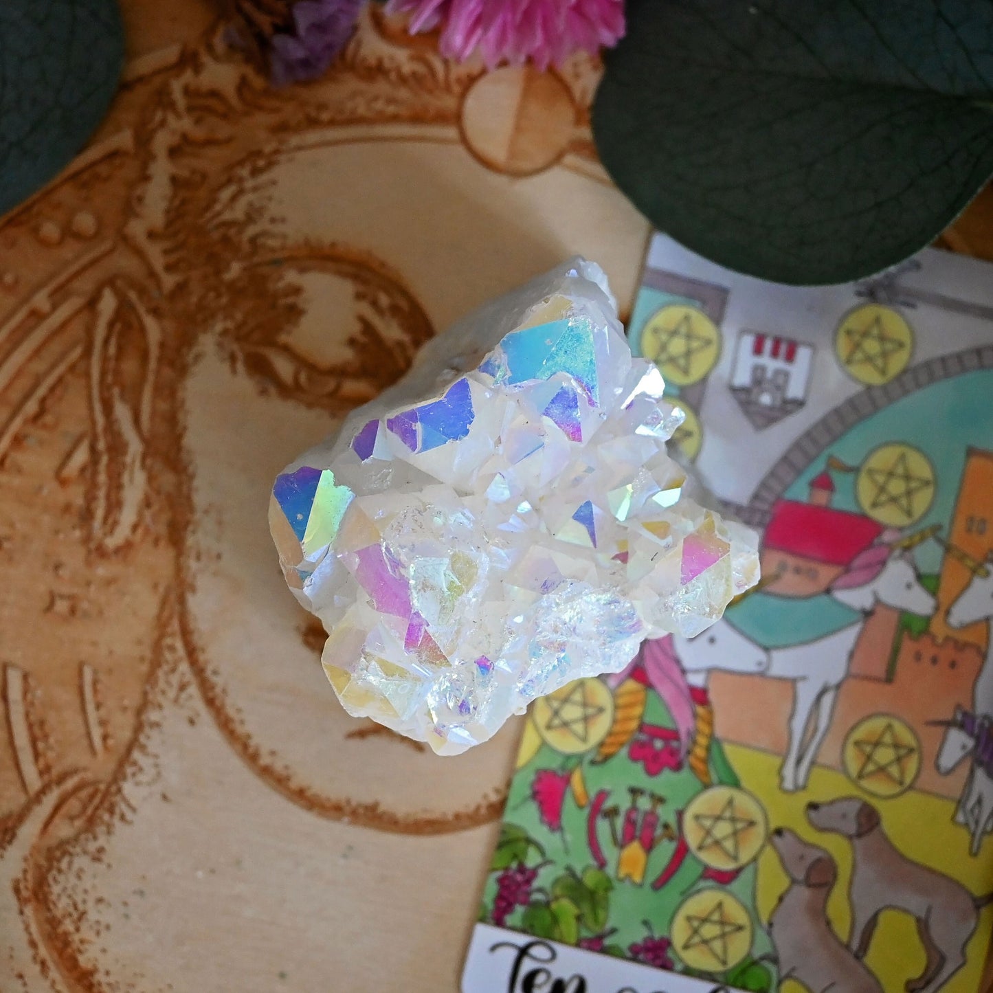 Angel Aura Quartz Cluster #1